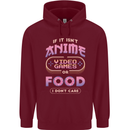 If it Isn't Anime Video Games or Food Funny Childrens Kids Hoodie Maroon