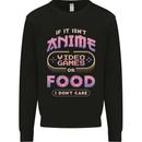 If it Isn't Anime Video Games or Food Funny Mens Sweatshirt Jumper Black