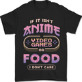 If it Isn't Anime Video Games or Food Funny Mens T-Shirt 100% Cotton Black