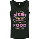 If it Isn't Anime Video Games or Food Funny Mens Vest Tank Top Black