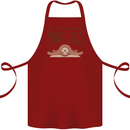 Im Just Here for the Savasana Funny Yoga Cotton Apron 100% Organic Maroon