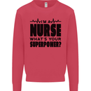 Im a Nurse Whats Your Superpower Nursing Kids Sweatshirt Jumper Heliconia