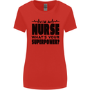Im a Nurse Whats Your Superpower Nursing Womens Wider Cut T-Shirt Red