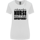 Im a Nurse Whats Your Superpower Nursing Womens Wider Cut T-Shirt White