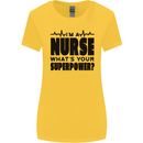 Im a Nurse Whats Your Superpower Nursing Womens Wider Cut T-Shirt Yellow