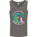 Imaginary Friends Alien Dragon Unicorn Mens Vest Tank Top Charcoal