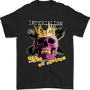 Imperialism the Death of Society Skull Mens T-Shirt 100% Cotton Black