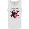 Imperialism the Death of Society Skull Mens Vest Tank Top White
