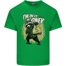 In It for the Money Cash Raccoon Funny Mens Cotton T-Shirt Tee Top Irish Green