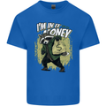 In It for the Money Cash Raccoon Funny Mens Cotton T-Shirt Tee Top Royal Blue