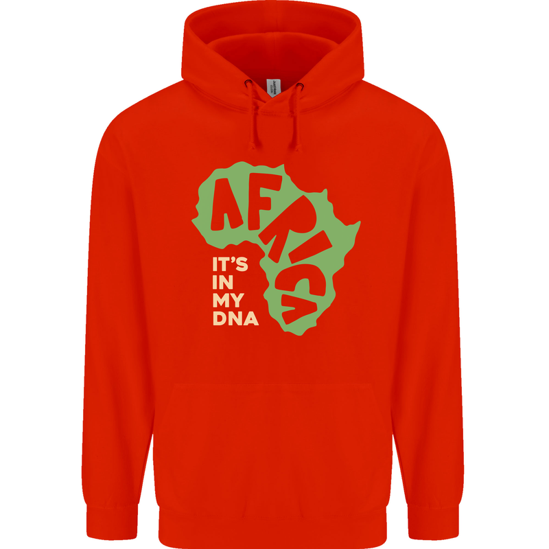 In My DNA Juneteenth Black Lives Matter African Childrens Kids Hoodie Bright Red