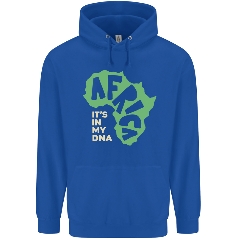 In My DNA Juneteenth Black Lives Matter African Childrens Kids Hoodie Royal Blue