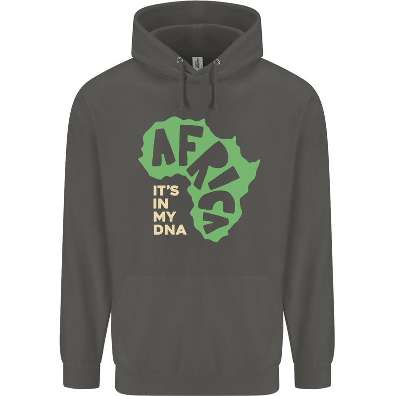 In My DNA Juneteenth Black Lives Matter African Childrens Kids Hoodie Storm Grey