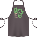 In My DNA Juneteenth Black Lives Matter African Cotton Apron 100% Organic Dark Grey