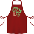 In My DNA Juneteenth Black Lives Matter African Cotton Apron 100% Organic Maroon