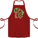 In My DNA Juneteenth Black Lives Matter African Cotton Apron 100% Organic Maroon