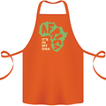 In My DNA Juneteenth Black Lives Matter African Cotton Apron 100% Organic Orange