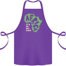 In My DNA Juneteenth Black Lives Matter African Cotton Apron 100% Organic Purple