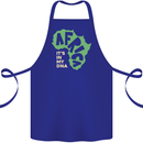 In My DNA Juneteenth Black Lives Matter African Cotton Apron 100% Organic Royal Blue