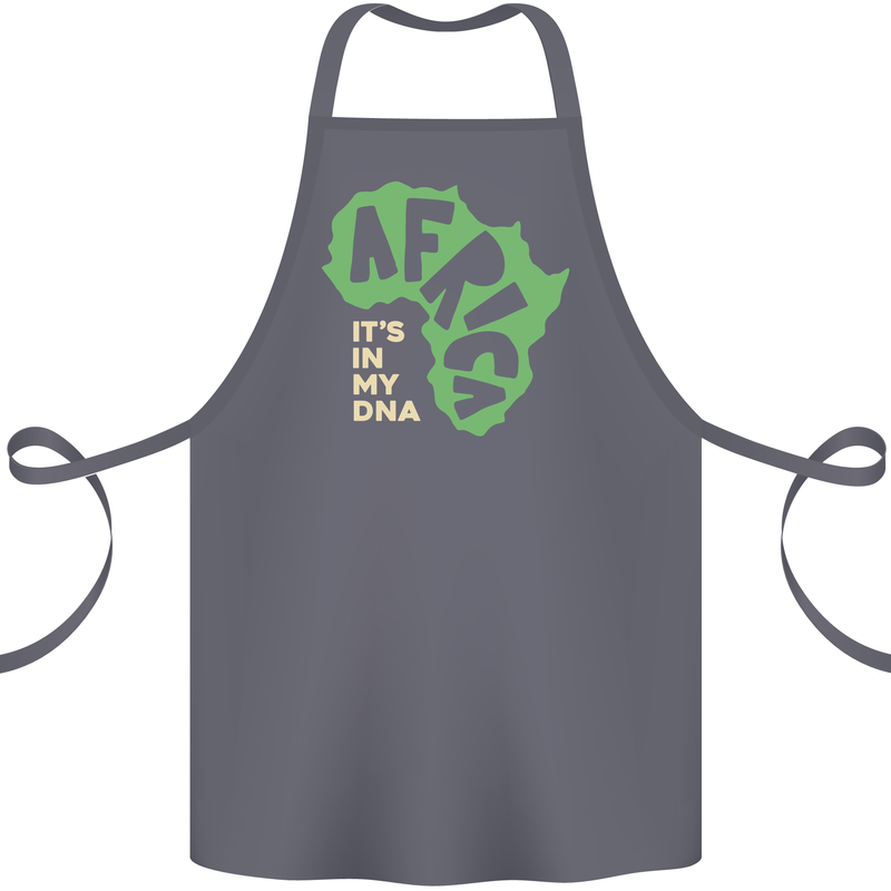 In My DNA Juneteenth Black Lives Matter African Cotton Apron 100% Organic Steel