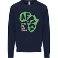 In My DNA Juneteenth Black Lives Matter African Kids Sweatshirt Jumper Navy Blue
