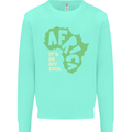 In My DNA Juneteenth Black Lives Matter African Kids Sweatshirt Jumper Peppermint