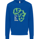 In My DNA Juneteenth Black Lives Matter African Kids Sweatshirt Jumper Royal Blue