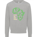 In My DNA Juneteenth Black Lives Matter African Kids Sweatshirt Jumper Sports Grey