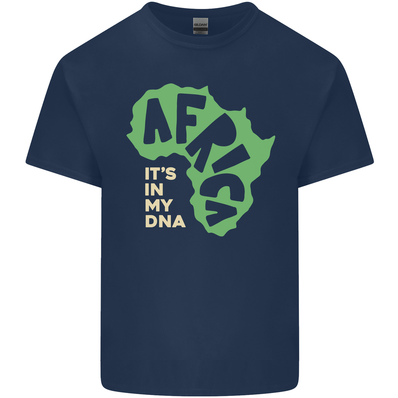 In My DNA Juneteenth Black Lives Matter African Kids T-Shirt Childrens Navy Blue