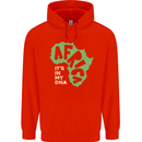 In My DNA Juneteenth Black Lives Matter African Mens 80% Cotton Hoodie Bright Red