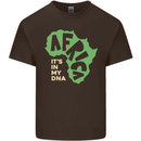 In My DNA Juneteenth Black Lives Matter African Mens Cotton T-Shirt Tee Top Dark Chocolate