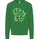 In My DNA Juneteenth Black Lives Matter African Mens Sweatshirt Jumper Irish Green