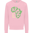 In My DNA Juneteenth Black Lives Matter African Mens Sweatshirt Jumper Light Pink