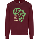 In My DNA Juneteenth Black Lives Matter African Mens Sweatshirt Jumper Maroon