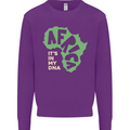 In My DNA Juneteenth Black Lives Matter African Mens Sweatshirt Jumper Purple