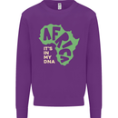 In My DNA Juneteenth Black Lives Matter African Mens Sweatshirt Jumper Purple