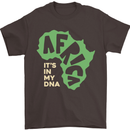 In My DNA Juneteenth Black Lives Matter African Mens T-Shirt 100% Cotton Dark Chocolate
