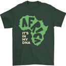 In My DNA Juneteenth Black Lives Matter African Mens T-Shirt 100% Cotton Forest Green