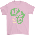In My DNA Juneteenth Black Lives Matter African Mens T-Shirt 100% Cotton Light Pink