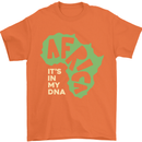 In My DNA Juneteenth Black Lives Matter African Mens T-Shirt 100% Cotton Orange