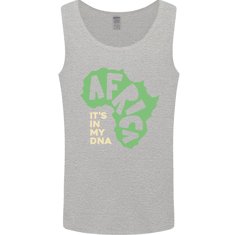 In My DNA Juneteenth Black Lives Matter African Mens Vest Tank Top Sports Grey