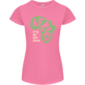 In My DNA Juneteenth Black Lives Matter African Womens Petite Cut T-Shirt Azalea