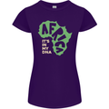 In My DNA Juneteenth Black Lives Matter African Womens Petite Cut T-Shirt Purple