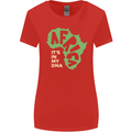 In My DNA Juneteenth Black Lives Matter African Womens Wider Cut T-Shirt Red