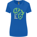 In My DNA Juneteenth Black Lives Matter African Womens Wider Cut T-Shirt Royal Blue
