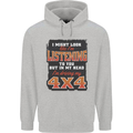 In My Head I'm Driving My 4X4 Off Roading Mens 80% Cotton Hoodie Sports Grey