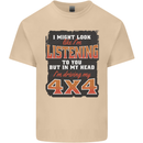 In My Head I'm Driving My 4X4 Off Roading Mens Cotton T-Shirt Tee Top Sand