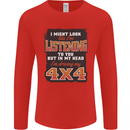 In My Head I'm Driving My 4X4 Off Roading Mens Long Sleeve T-Shirt Red