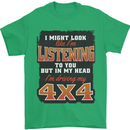 In My Head I'm Driving My 4X4 Off Roading Mens T-Shirt 100% Cotton Irish Green