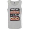 In My Head I'm Frying Chicken Funny Food Mens Vest Tank Top Sports Grey